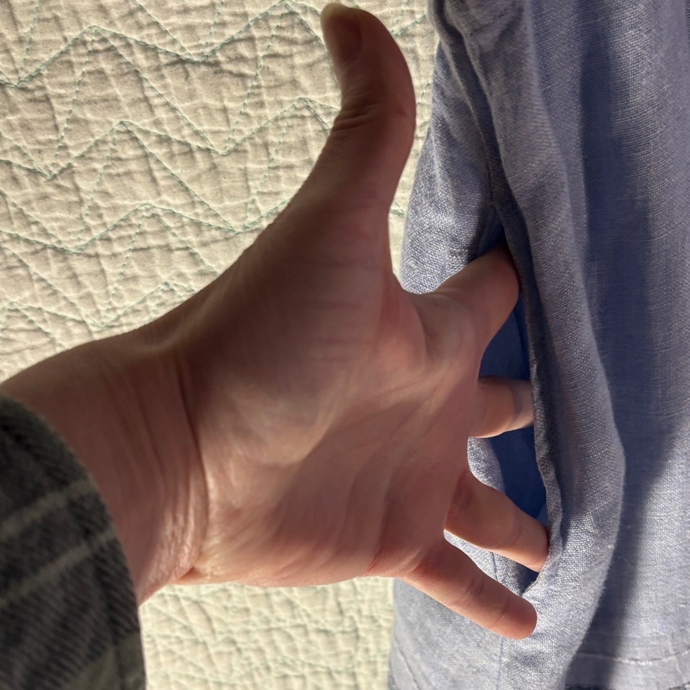 Dylan Light Blue Fabric with Tag Detail - Picture 5 of 9